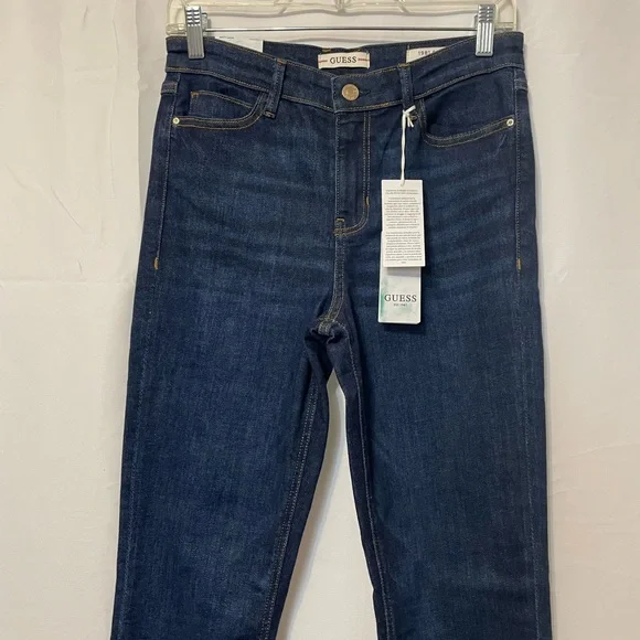 Guess Skinny Jeans Dark Blue Women's Medium - Picture 2 of 10